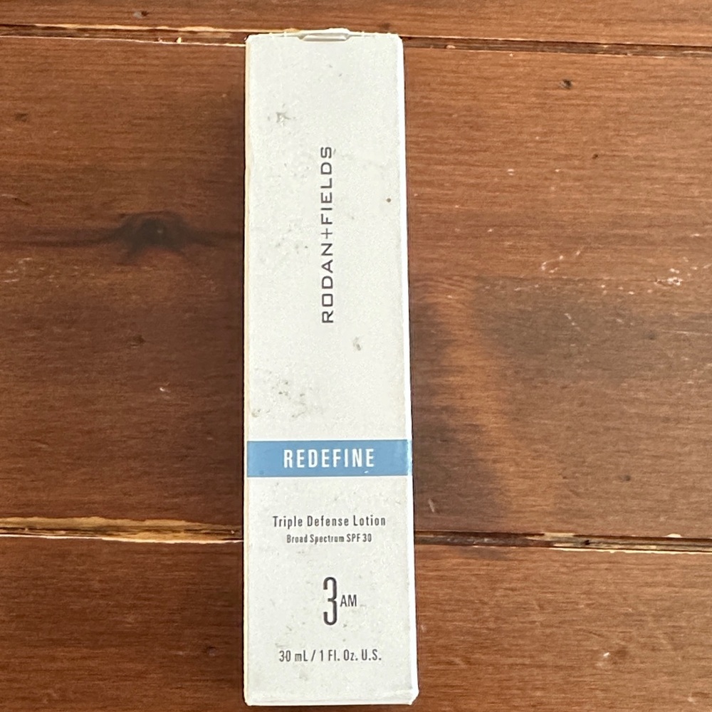 Rodan + Fields REDEFINE Triple Defense Lotion - White and Blue